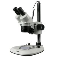 20X-40X Super Widefield Pillar Stand Stereo Microscope with Top & Bottom LED Lights