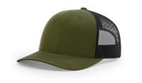 Richardson Loden/Black 112 Mesh Back Trucker Cap Snapback Hat