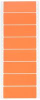 Compulabel Pinfeed Labels Fanfold Permanent Adhesive, 4" x 1 7/16", Pastel Orange (120791)