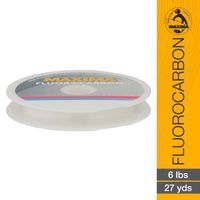 Maxima Fishing Line Leader Wheel, Fluorocarbon, 6-Pound, 27-Yard