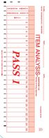 TEST-ITEM50 Item Analysis 9702 50 Question Compatible Testing Forms (500 Pack)