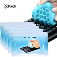 Cleaning Gel Universal Cleaning Gel for Keyboards, Car Dash, Printers, Calculators, Speakers, Air-conditioners and Other Appliances (5 Pack)