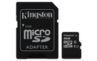 Kingston Digital 8GB Micro SDHC UHS-I Class 10 Industrial Temp Card with SD Adapter (SDCIT/8GB)