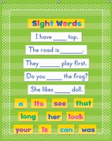 Teacher Created Resources Lime Polka Dots 10 Pocket Chart (20745)