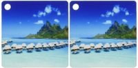 3dRose Beautiful Bora Bora - Key Chains, 2.25 x 4.5 inches, set of 2 (kc_54122_1)