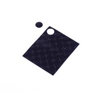 MasterVision Magnetic Color Coding Dots, 3/4 Inch Diameter, Black, Pack of 20