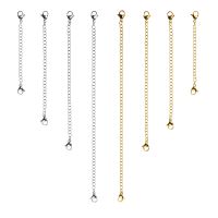 D-buy 8 Pcs Stainless Steel Necklace Extender Bracelet Extender Extender Chain Set 4 Different length: 6 inch 4 inch 3 inch 2 inch (4 Gold, 4 Silver)