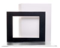 	 Pack of 25 11" x 14" Inch Pre-Cut Black Picture Mats Mattes for Photo + Backing + Bags (11 x 14 25-Pack Complete Set)