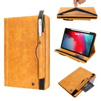 Vacio Case for iPad Pro 12.9" 3rd Gen 2018 Release with Support Apple Pencil Slot Wireless Charging, Premium PU Leather Lightweight Cover, for 2018 ipad Pro 12.9 Screen Protector, Yellow