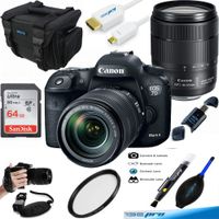 Canon EOS 7D Mark II DSLR Camera and 18-135mm f/3.5-5.6 USM Lens + Deal-Expo Essential Accessories Bundle