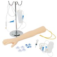 IV Practice Arm - Phlebotomy and Venipuncture Practice Arm - Designed for Training and Perfecting IV + Phlebotomy + Venipuncture Procedures and Techniques