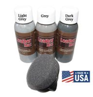 Leather Max Quick Blend Refinish and Repair Kit, Restore Couches, Recolor Furniture & Repair Car Seats, Jackets, Sofa, Boots / 3 Color Shades to Blend with/Leather Vinyl Bonded and More (Grey Mix)