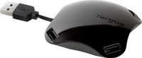Targus Retractable 4-Port Hub, Black (ACH113US)