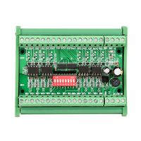 Level Translator, 5V/24V 8 Channel Voltage Level Translator Square Wave PNP NPN Signal Converter Module, Voltage Level Converter Board, 10MHZ