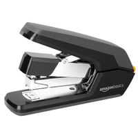 AmazonBasics Reduced Effort Desk Stapler, 40 Sheet Capacity - Black, 3 Pack
