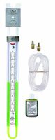 Dwyer Flex-Tube Series 1223 U-Tube Manometer, 8-0-8"WC Using Red Gauge Fluid