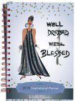 Shades of Color Well Dressed, Well Blessed 2019 Weekly Inspirational Planner (IP12)