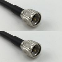 6 inch RG188 MINI UHF MALE to MINI UHF MALE Pigtail Jumper RF coaxial cable 50ohm High Quality Quick USA Shipping