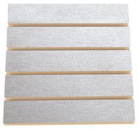 KC Store Fixtures A01116 Slatwall, Brushed Aluminum Lpl, 3" Oc x 4' x 8' (Pack of 5)