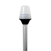Attwood 5100-24-1 All-Around Frosted Globe Light with 2-Pin Standard Pole - 24" (3003.1043)