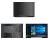 Decalrus - Protective Decal for Dell G5 5590 (15.6" Screen) Laptop Dark Grey Texture Brushed Aluminum Skin case Cover wrap BAdellG5_5590Dark Grey