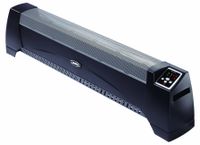 Lasko 5624 Low Profile Room Space Heater, Black-Features Natural Convention Heat for Silent Operation