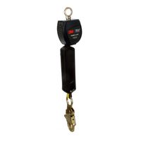 3M DBI-SALA Nano-Lok 3101252 Self Retracting Lifeline, 6', 3/4" Dynema Polyester Web, Snap Hook, Swiveling Anchor Loop, Blue
