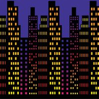 Cityscape Backdrop Party Accessory (1 count) (1/Pkg)