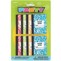 Mini Phone Book Party Favors, Assorted 8ct