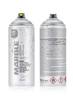 Montana Cans MXE-MSILVER Montana Effect 400 ml Marble Color, Silver Spray Paint,