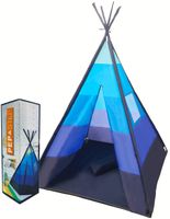 Teepee Tent for Kids | Tepee Play Tent Indoor and Outdoor Portable | Play Tent for Boy and Girls | Childrens Pop Up Tee Pee Playhouse Fort | Carry Case Included | Child Safety Test Lab CPSC Certified