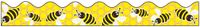 Bordette Scalloped Bee Dazzle Decorative Border, 2-1/4 Inches x 25 Feet