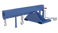 Vestil LM-OBNT-8-24 Orbit Non-Telescoping Lift Boom, 8000 lb Capacity, 24" Fork Pocket Center, Overall LxWxH (in.) 32 x 79.5 x 25.125, Overall Extended Length (in.) 79-1/2, Blue