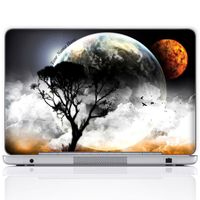 Meffort Inc Personalized Laptop Notebook Notebook Skin Sticker Cover Art Decal, Customize Your Name (14 Inch, Planet Mars View)