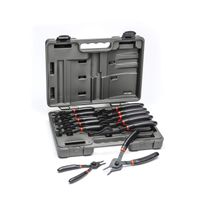 GEARWRENCH 12 Pc. Fixed Tip Convertible Snap Ring Plier Set - 3495