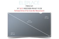 Premium 14.0 Inch Privacy Screen for Widescreen Laptop or Computer Monitor by Eleplace