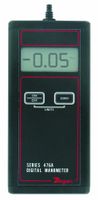 Dwyer Series 476A Single Pressure Digital Manometer, -20.0 to +20.0 inH2O Measuring Range, + or - 1.5% Accuracy F.S., Battery Operated