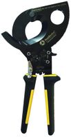 Southwire 58277740 Tools & Equipment CCPR400 Heavy Duty Compact Ratcheting Cable Cutters With Comfort Grip Handles, Easy To Use Quick- Release Lever, Steel Blades cut up to 750 kcmil CU/ 1000 kcmil AL