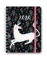 Orange Circle Studio 2020 Deluxe Compact Flexi Planner, Stay Magical Unicorns