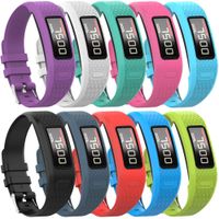 QGHXO Band for Garmin Vivofit 1 / Vivofit2, Soft Silicone Replacement Watch Band Strap for Garmin Vivofit 1 / Garmin Vivofit 2 Activity Tracker, Small, Large, Ten Colors