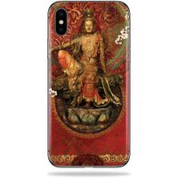 MightySkins Skin Compatible with Apple iPhone Xs - Kuan Yin | Protective, Durable, and Unique Vinyl Decal wrap Cover | Easy to Apply, Remove, and Change Styles | Made in The USA