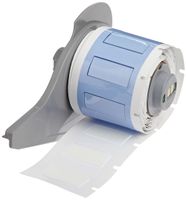 Brady M71-250-1-342 BMP71 PermaSleeve Wire Marker Sleeves, 0.439" Height, 1.015" Width, Polyolefin (B-342) White (Roll of 100)