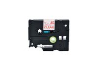 Compatible for Brother Tze132 0.47 Inch 26.2feet (12mm/8m) P Touch Laminated red on Clear Standard Replace Waterproof Label Tape Maker PT-H110/PT-D200/PT-D210/PT-D400/PT-D600/PT-1280/PT-1290(1PACK)