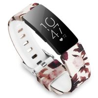Allbingo Cute Bands Compatible with Fitbit Inspire HR & Inspire & Ace 2, Women Men Floral Print Replacement Strap Accessories Wristband Small Large for Inspire HR & Inspire
