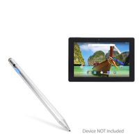 Simbans TangoTab (10") Stylus Pen, BoxWave [AccuPoint Active Stylus] Electronic Stylus with Ultra Fine Tip for Simbans TangoTab (10") - Metallic Silver