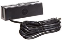 MagTek 21040140 SureSwipe Dual Head Triple Track USB HID Magnetic Stripe Reader with 6' Cable, 60 in/s Swipe Speed, 5V, Black