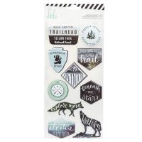 Heidi Swapp 314702 Stickers Wolf Pack-Embossed (10 Piece), Multi