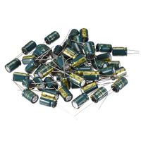 uxcell Aluminum Radial Electrolytic Capacitor Low ESR Green with 10uF 400V 105 Celsius Life 3000H 8 x 12mm High Ripple Current,Low Impedance 50pcs