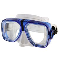 Nearsighted Scuba Dive Snorkeling Mask Prescription Lenses, Blue, -10.0