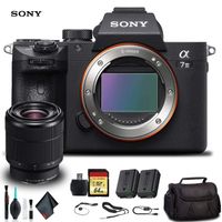 Sony Alpha a7 III Mirrorless Camera with 28-70mm Lens ILCE7M3K/B with Soft Bag, Additional Battery, 64GB Memory Card, Card Reader, Plus Essential Accessories